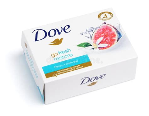 Dove Go Fresh Restore Beauty Cream Bar Soap Isolated On White