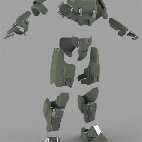 3d Printable Rakshasa Armor Core Halo Infinite By Aguilar Workshop