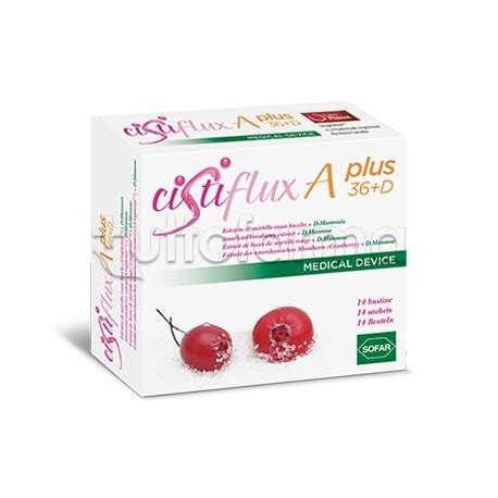 Cistiflux A Plus 36 D Integratore Vie Urinarie 14 Buste