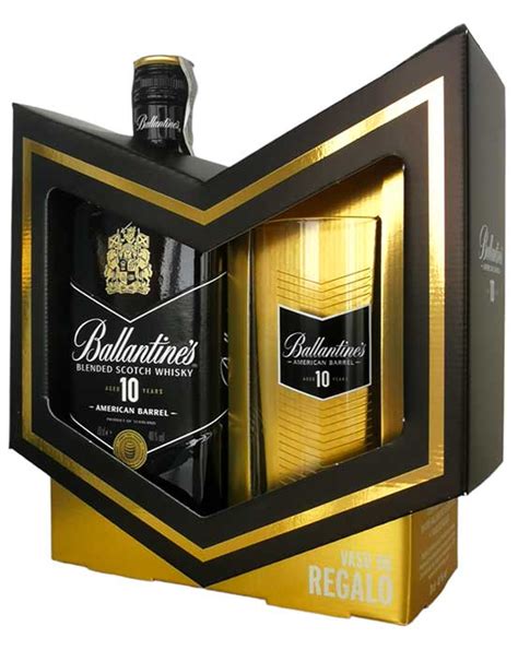 Comprar Whisky Ballantines 10 American Barrel Vaso Online Licorea