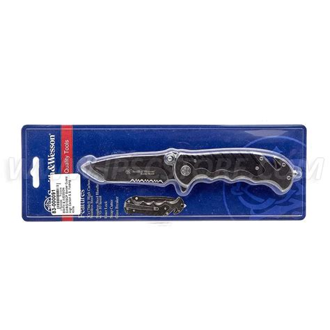 SMITH & WESSON SWBG10SCP Border Guard High Carbon S.S. Folding Knife