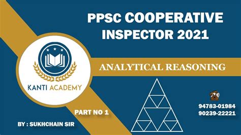 Analytical Reasoning For Ppsc Cooperative Insp And Naib Tehsildar