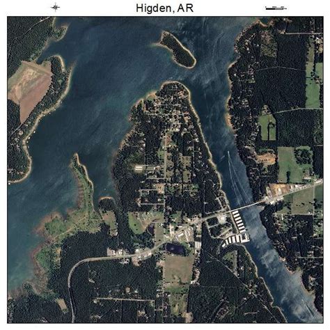 Aerial Photography Map of Higden, AR Arkansas