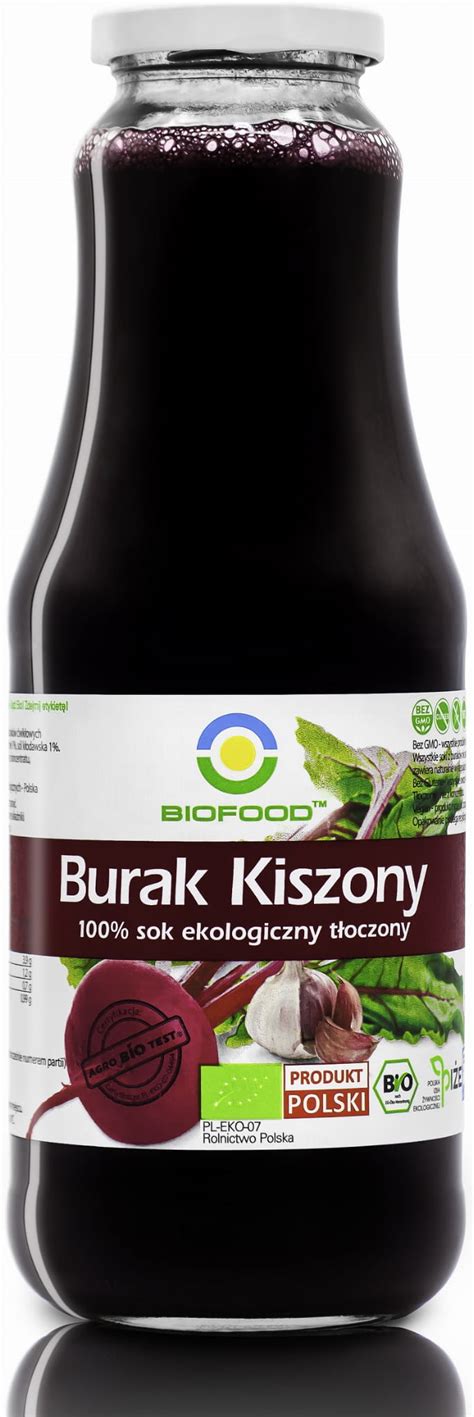 Sok Z Kiszonych Burak W Ekologiczny T Oczony L Bio Food Sklep