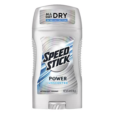 Speed Stick Power Unscented Antiperspirant Deodorant Oz