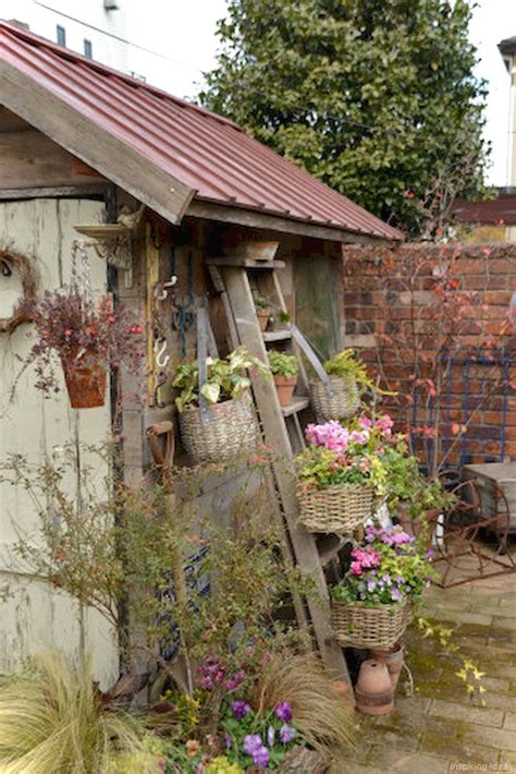 25 Awesome Garden Shed Design Ideas Cottage Garden Rustic Gardens Backyard