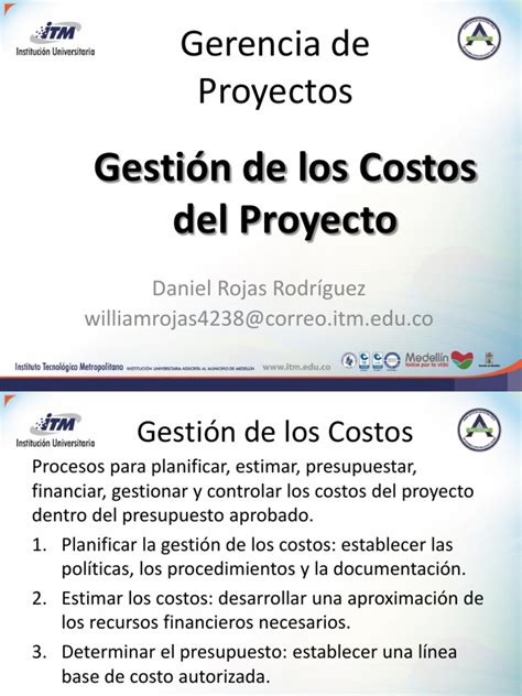 Pdf Clase 9 Gestión De Los Costos Del Proyecto Dokumentips