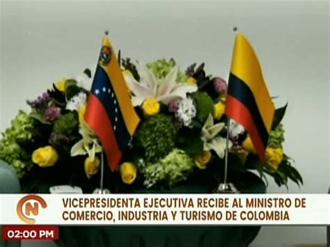 Vicepresidenta Delcy Rodr Guez Recibe Al Ministro De Comercio