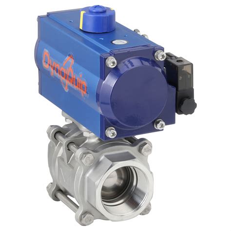 DYNAQUIP CONTROLS 2 In Stainless Steel Pneumatically Actuated Two