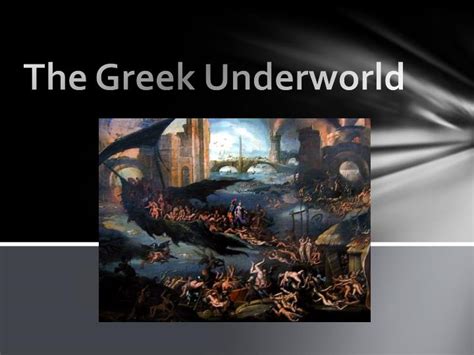 The Underworld Greek Mythology Tartarus