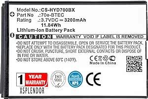 Amazon XSPLENDOR XPS 3200mAh Replacement Battery For Honeywell