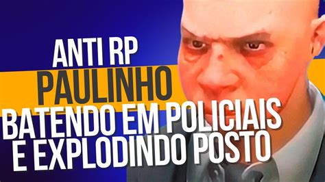 ANTI RP PAULO PLINIO BATE NA POLICIA E EXPLODE POSTO DE GASOLINA