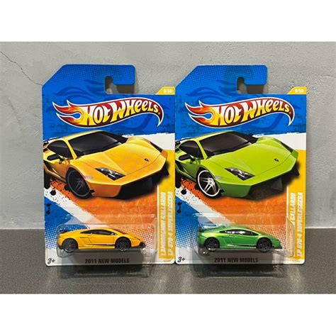 美版初版老卡合售 Hot Wheels 風火輪 Lamborghini Gallardo LP 藍寶堅尼 蝦皮購物