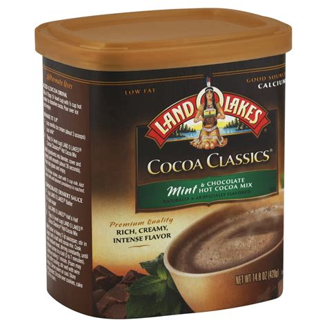 Land O Lakes Cocoa Classics Mint Chocolate Hot Cocoa Mix 14 Oz Shipt
