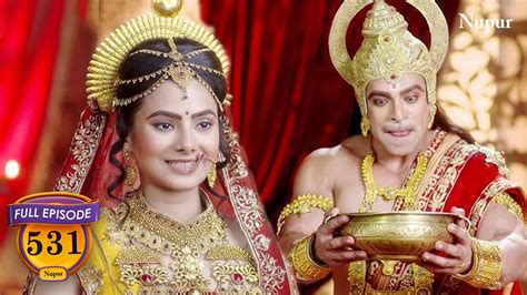 माता सीता ने अपने हाथो से बनाया हनुमान जी के लिए भोजन Mahabali Hanuman Episode 531 Full Ep