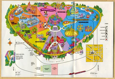 Disneyland Map 1982 A Photo On Flickriver