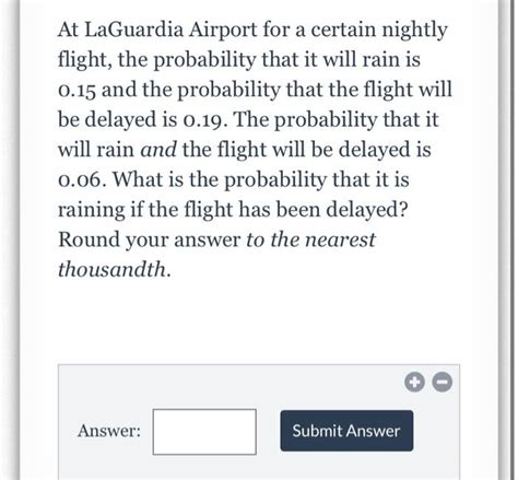 Solved At Laguardia Airport For A Certain Nightly Flight Chegg