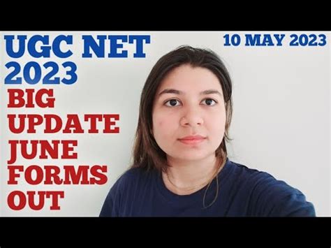 UGC NET 2023 JUNE FORMS LATEST UPDATE BY SHEFALI MISHRA UGC NET JUNE