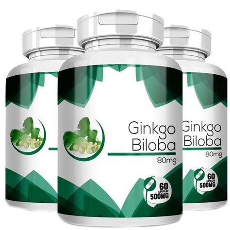 Suplemento Em Capsula Combo X Ginkgo Biloba Puro Caps Mg