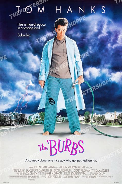 The Burbs X Movie Film Poster Tom Hanks Etsy