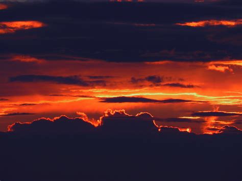 Sea of Clouds during Sunset · Free Stock Photo