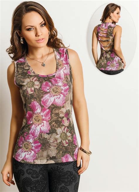 Blusa Feminina Estampa Flores Queima De Estoque