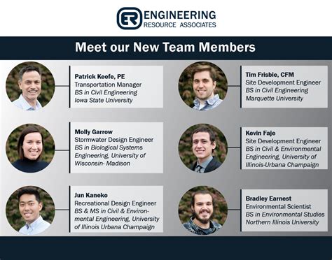 Meet Our New Team Members - Engineering Resource Associates