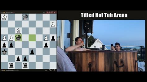 Magnus Carlsen Playing In Jacuzzi On Titled Arena Youtube