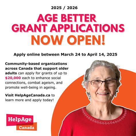 [Grant] Age Better Grants are now open for applications! - Healthy Aging CORE National