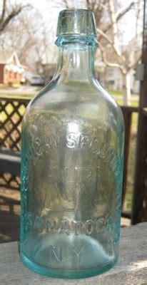 1860s Mineral Water Saratoga Vichy Spouting Spring Saratoga Ny