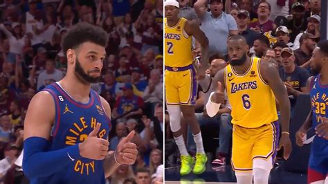 Lebron Gives Jamal Murray Thumbs Up After Tough Shot 😅 Youtube