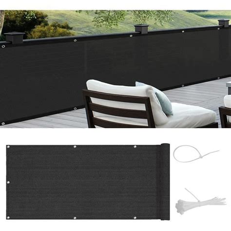 Brise Vue pour Balcon HDPE Couverture de confidentialité Écran Vent