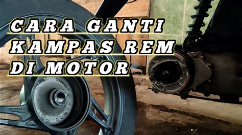 Cara Pasang Kampas Rem Belakang Honda Beat YouTube