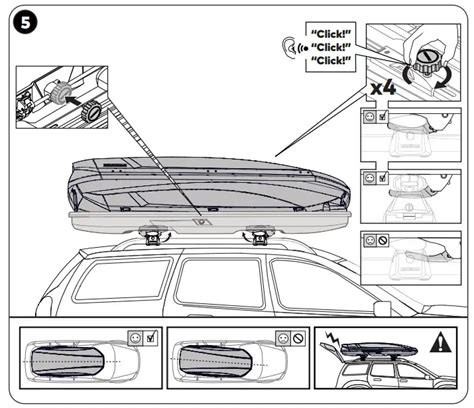 Yakima Skytour Roof Box Instruction Manual