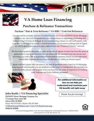 John Kralle VA Home Loan Financing PDF