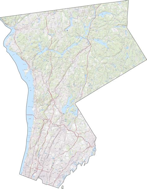 Westchester County Map, New York - US County Maps