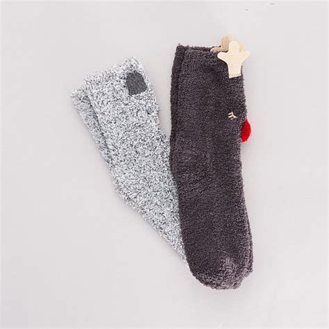 Lot De Paires De Chaussettes Chaudes Lingerie Du S Au Xxl Gris