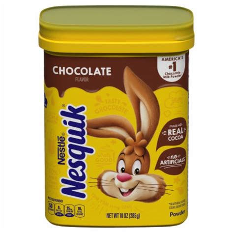 Nesquik Chocolate Milk Powder Mix 10 Oz Kroger