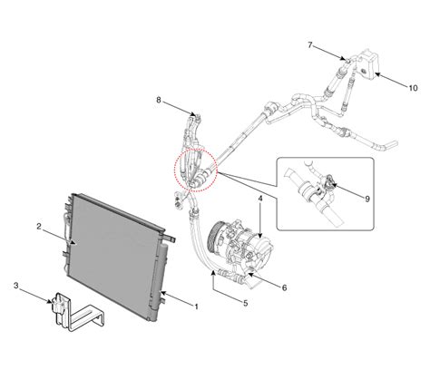 Kia Sorento Component Location Air Conditioning System Heating