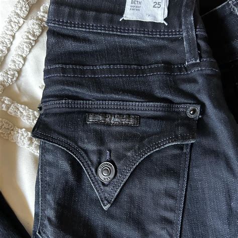 Vintage Hudson Black Jeans (Originally priced at... - Depop