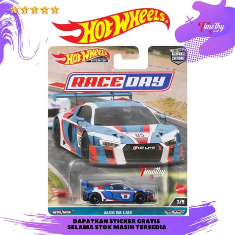 Jual Hot Wheels Premium Audi R LMS Biru Race Day Collector Shopee Indonesia