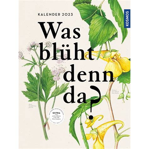 Kosmos Verlag Was Bl Ht Denn Da Kalender