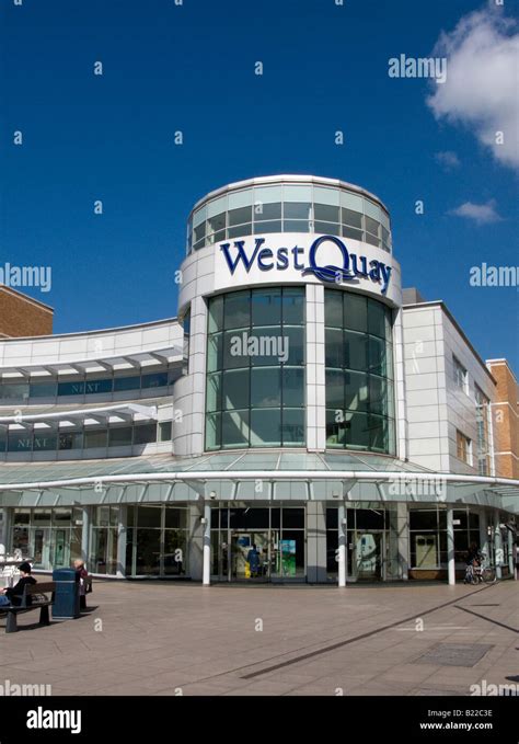 West Quay Shopping Centre Entrance Southampton Uk Stock Photo Alamy