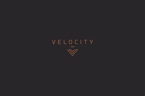 The Brand Identity For Velocity Tx World Brand Design Society