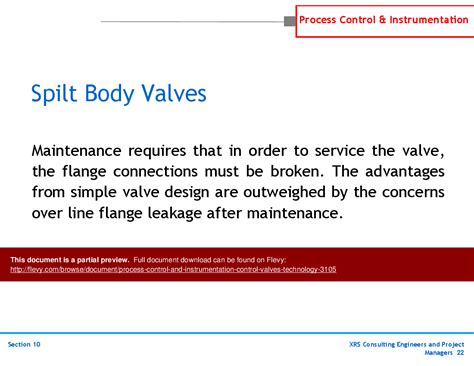 Ppt P Id Instrumentation Control Control Valves Technology