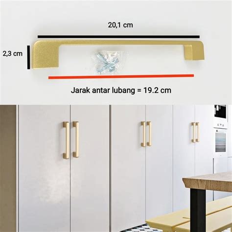 Jual Gagang Pintu Gold Tarikan Handle Pintu Laci Pegangan Lemari