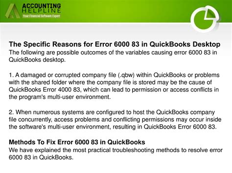 PPT Top Strategies To Overcome QuickBooks Error 6000 83 PowerPoint