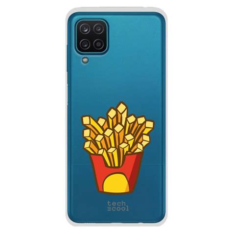 Techcool Capa de Silicone para Samsung Galaxy A12 L Ilustração Fundo