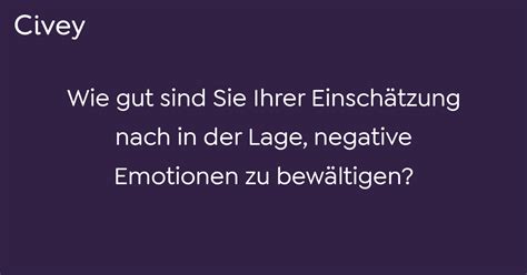 Civey Umfrage Wie gut sind Sie Ihrer Einschätzung nach in der Lage