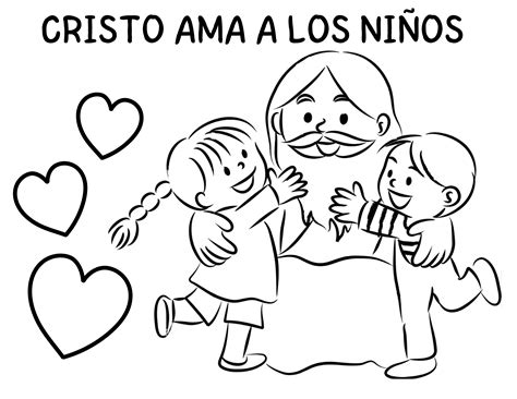 Manualidad Jesus Ama A Los Niños